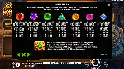 Gems Bonanza tips image